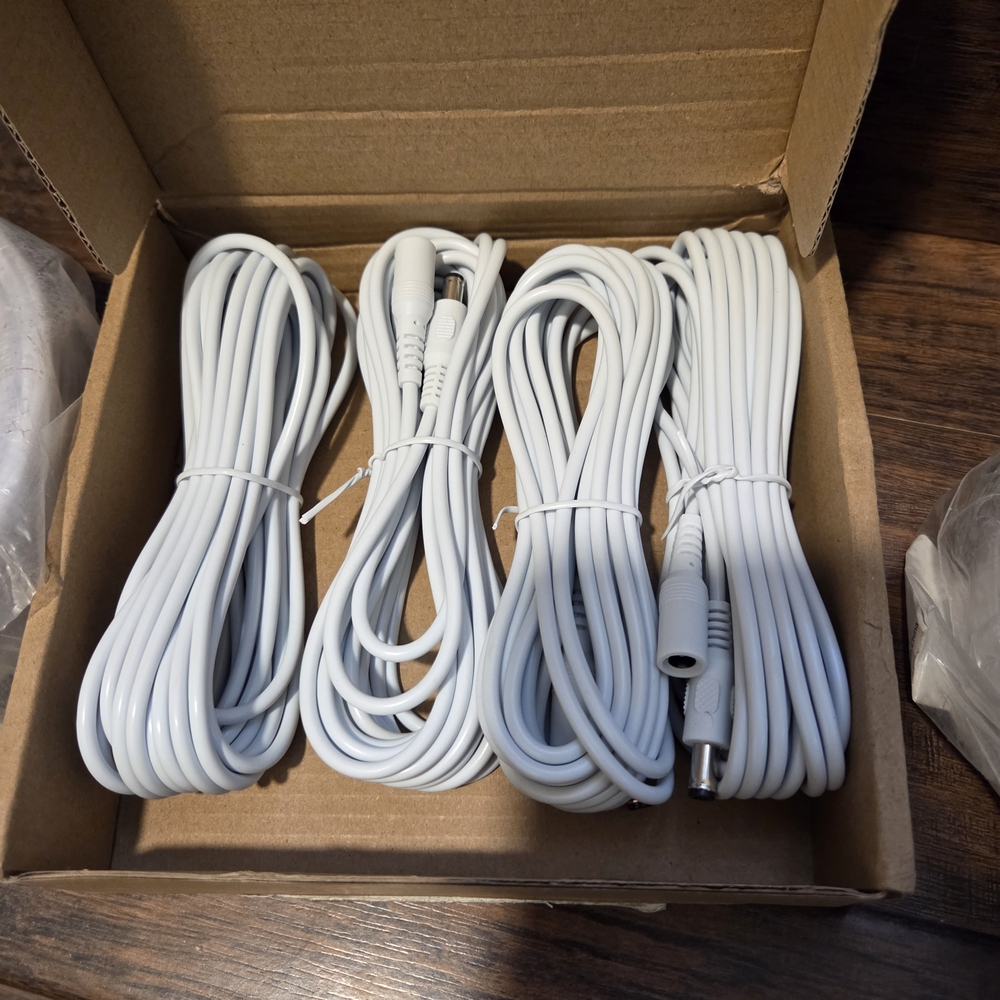 Crystal Vision Premium HD Wireless Camera Power Extension Cable (4 Pack)